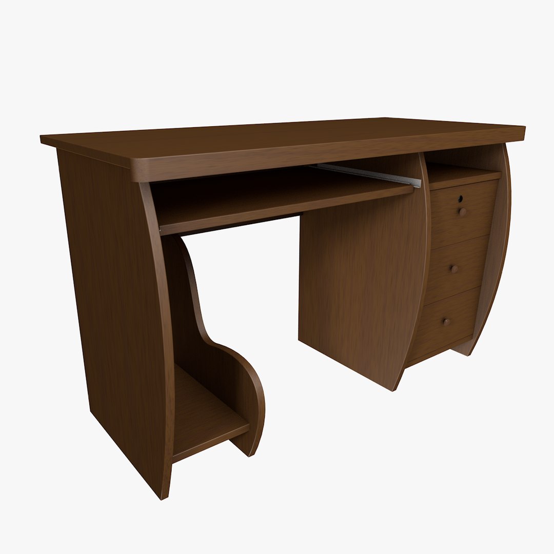 Computer Desk 3D - TurboSquid 1342987