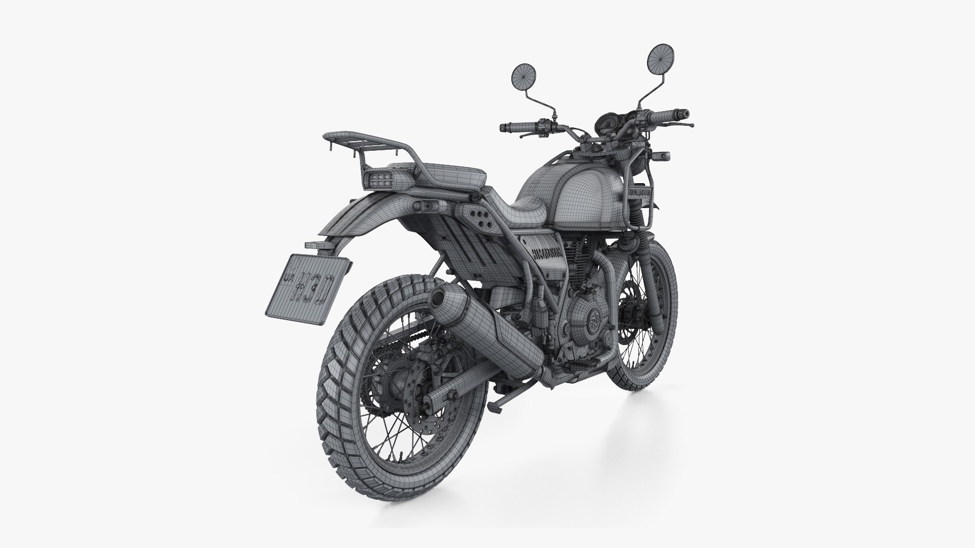3D Model Royal Enfield Himalayan 2021 TurboSquid 2021539