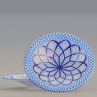 Tunisian hand painted plate