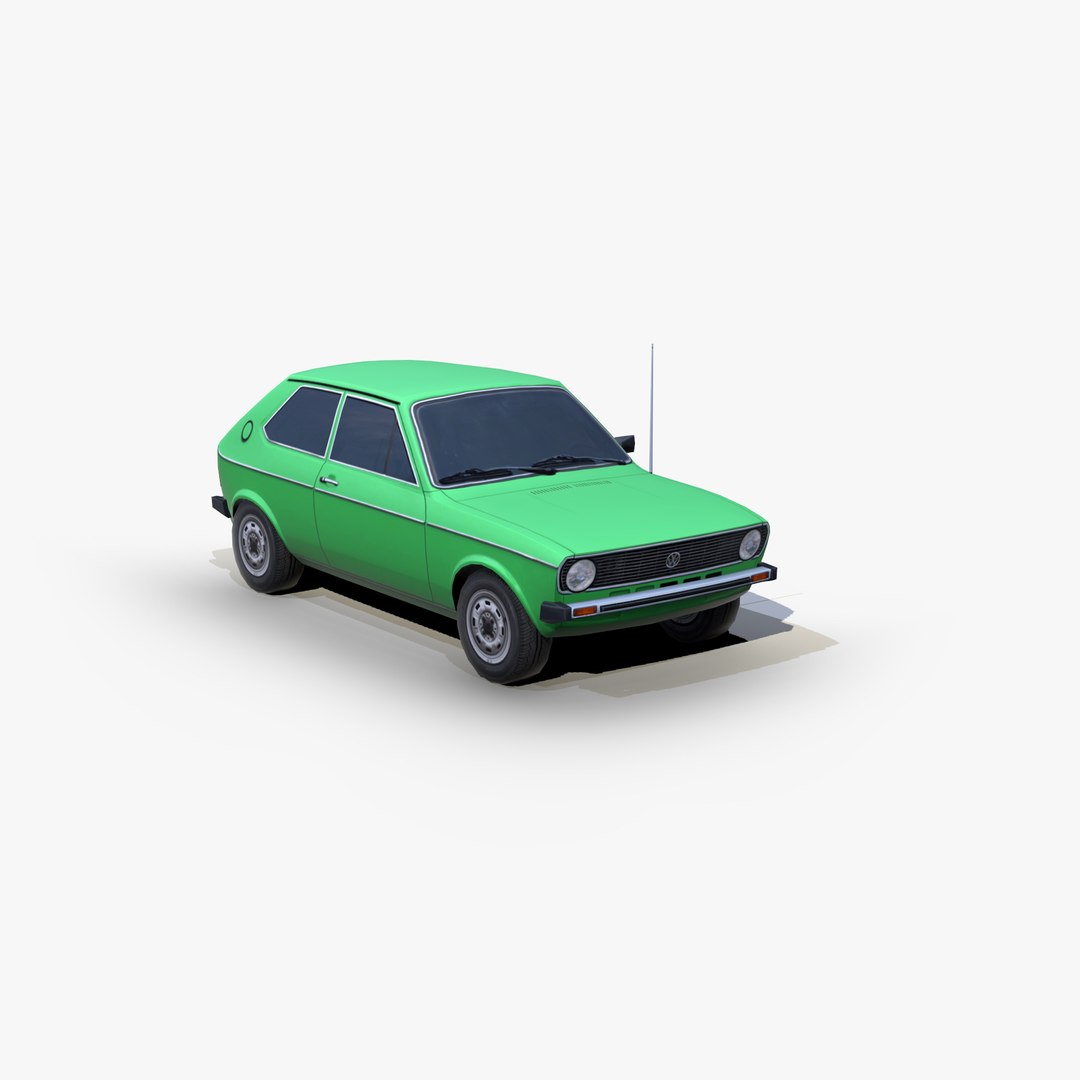 3D Volkswagen Polo L 1977 TurboSquid 1744232