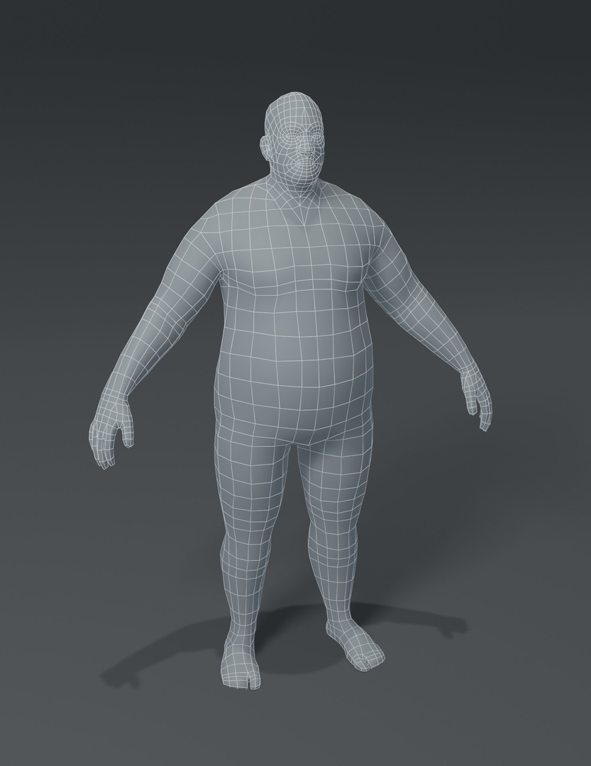 Human Body Base Mesh 3d Model - Turbosquid 1533866