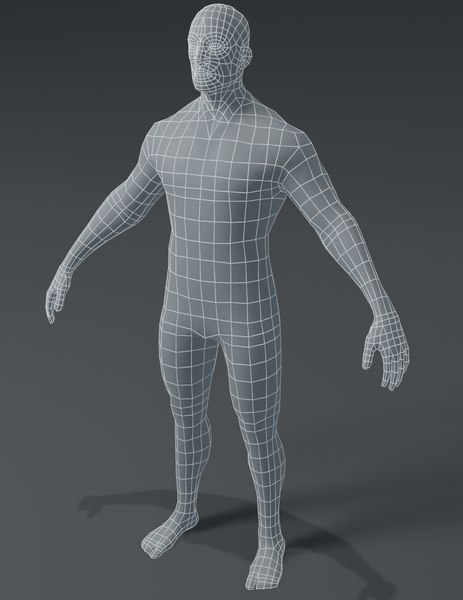 Human body base mesh 3D model - TurboSquid 1533866