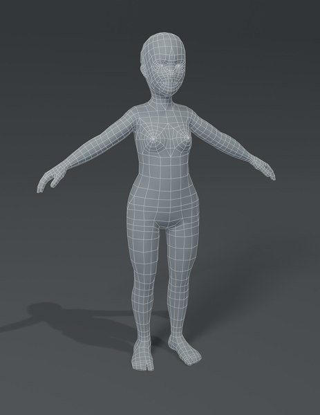 Human Body Base Mesh 10 3D 모델 팩 3D 모델 - TurboSquid 1533866