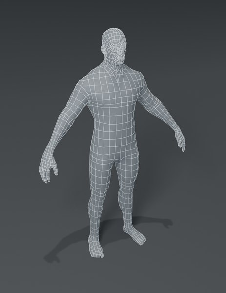 Human body base mesh 3D model - TurboSquid 1533866