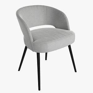3D chair modern upholstered
