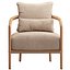 RH Evia Teak Lounge Chair