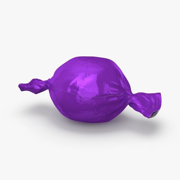 3D hard-candies---purple