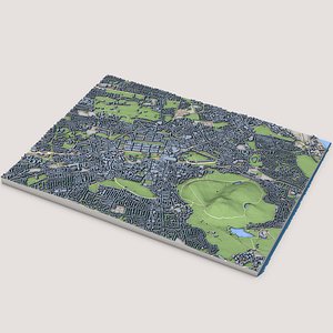 Edinburgh City Scotland 3D
