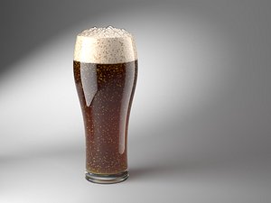 Animated dark Beer or Cola 3D