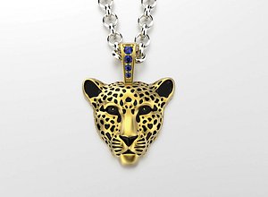 Jewelry Necklace Pendant with Enamel 0076 V2-1 3dm Stl Fbx