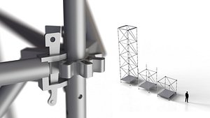 Stage Scaffold 3D model 3D model
