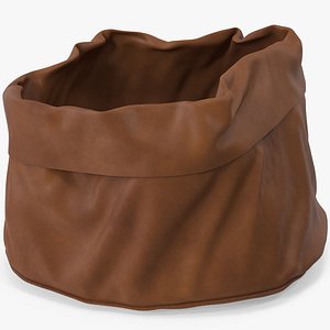 Santa Claus Open Brown Bag 2 3D model