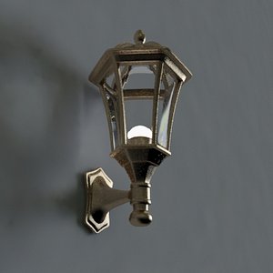 3d street lantern model