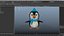 Personagem Pinguim de Inverno