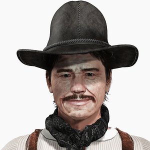 cowboy 3D model