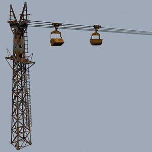 3d model trolley line