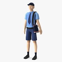 Low Poly Postman