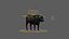Bull Cow NoFur Rigged 3D