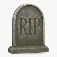 Cartoon Tomb Stone 1