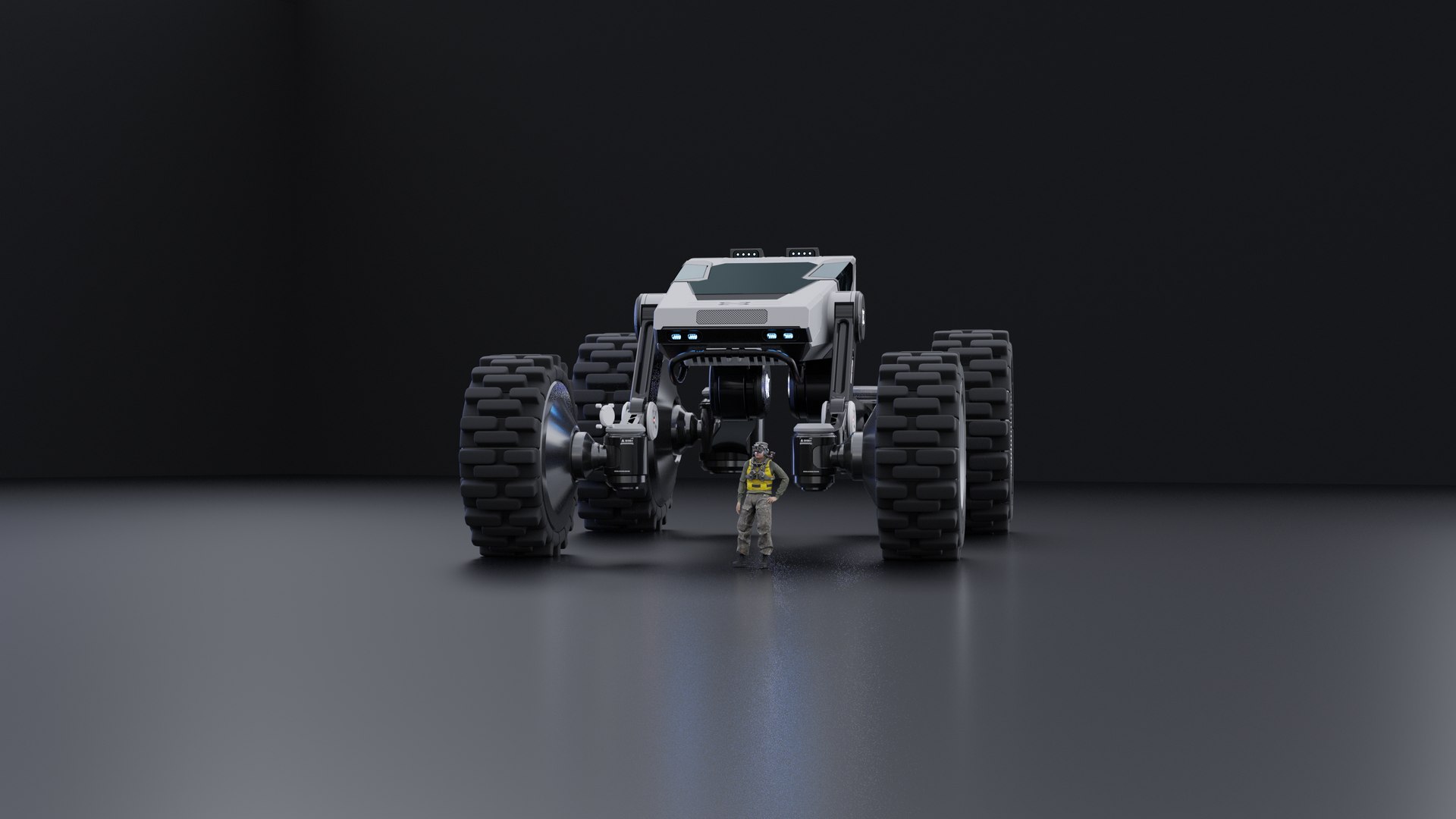 Sci Fi Rover High Poly 3D model 3D model - TurboSquid 2020855