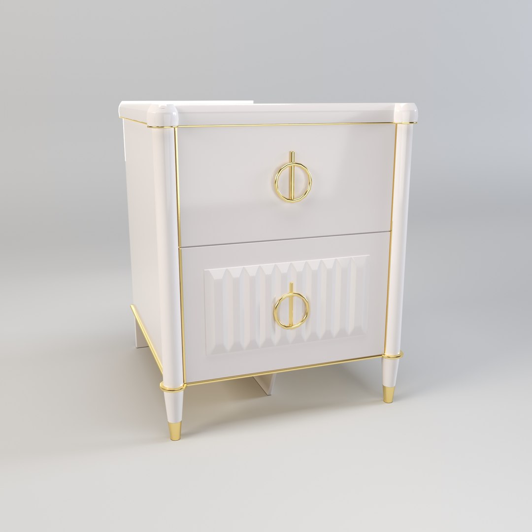 Modern Bedside Table 3D Model - TurboSquid 2218950