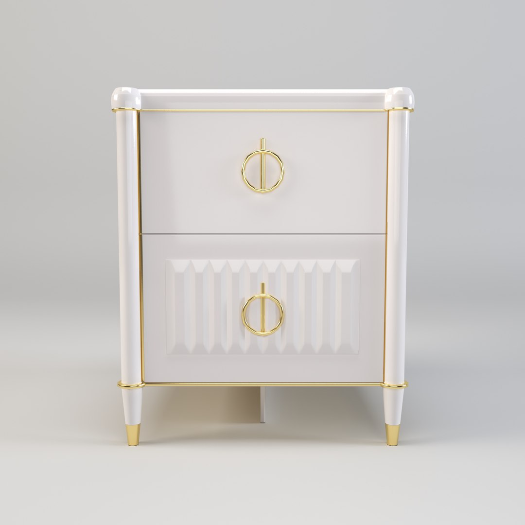 Modern Bedside Table 3D Model - TurboSquid 2218950