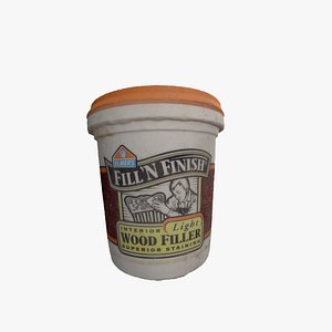 3D model Fill N Finish Wood Filler Can
