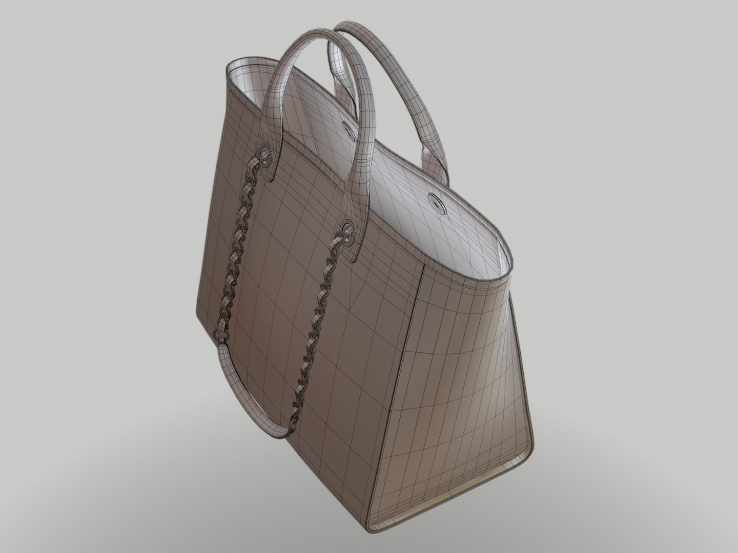 Louis Vuitton Leather Bag 3D model