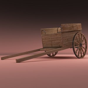 3D Hay Cart 8K