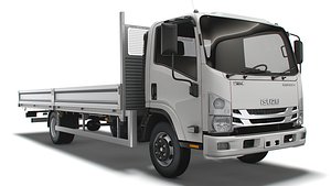3D Isuzu Elf Rigid body truck 2021 model