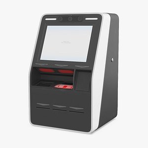 3D Airport Automated ID and Biometrics Bordercrossing Turnstile model