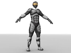 soldier fighter alien 3d fbx