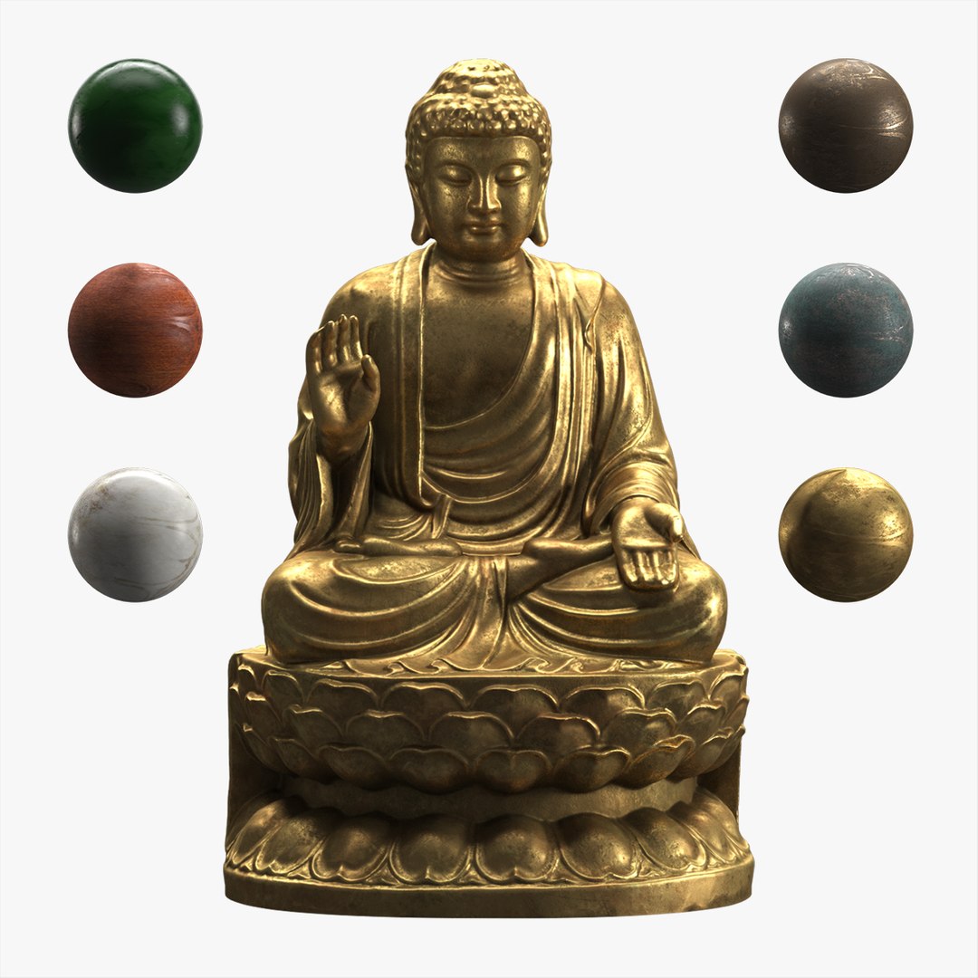Buddha statue 3D - TurboSquid 1836910