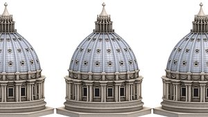 St  Peter Basilica model