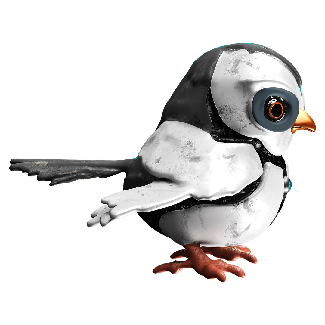 Bird Robot 3D model https://p.turbosquid.com/ts-thumb/uW/SqonGe/CP/3/jpg/1735833200/1920x1080/fit_q87/7d0aca0bd9bfaae564998c0f755d8690c4e3d846/3.jpg