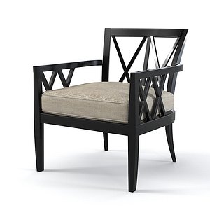 Baker Double x back chair 479 armchair