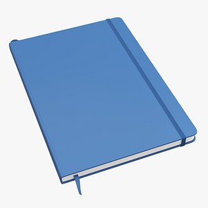 Notebook hardcover with strap A4 large