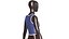 Girls Chest Cut Out keyhole Zip Crop Top