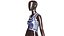 Girls Chest Cut Out keyhole Zip Crop Top