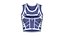 Girls Chest Cut Out keyhole Zip Crop Top