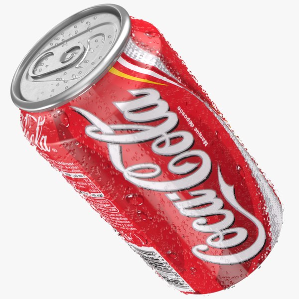 modelo 3d Coca lata mojada - TurboSquid 1308297