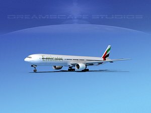 boeing 777-300 3d model