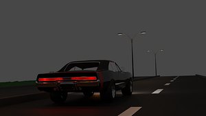 charger 70 rt 3D model