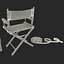 director chair accessories 3 3d model