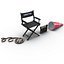 director chair accessories 3 3d model