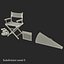 director chair accessories 3 3d model