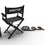 director chair accessories 3 3d model