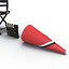 director chair accessories 3 3d model