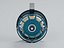 Fly Fishing Reel with Perforated Spool and Adjustable Drag