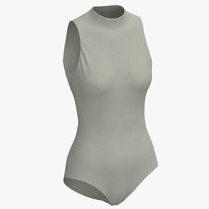 Leotard - High-neck Halter